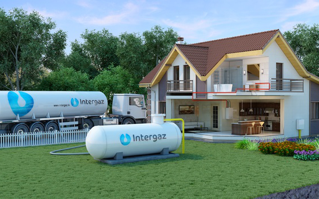 INTERGAZ – sašķidrinātās gāzes apkures sistēma jūsu mājai jebkurā Latvijas vietā