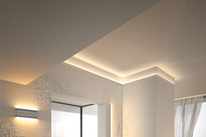 Netiešais LED apgaismojums, gaismas līnijas, moderni profili, karnīzes | ORAC DECOR